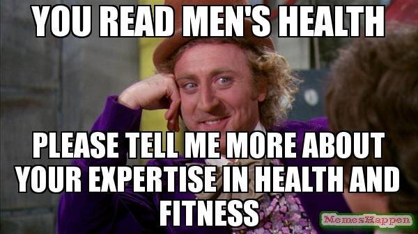 Men's health meme