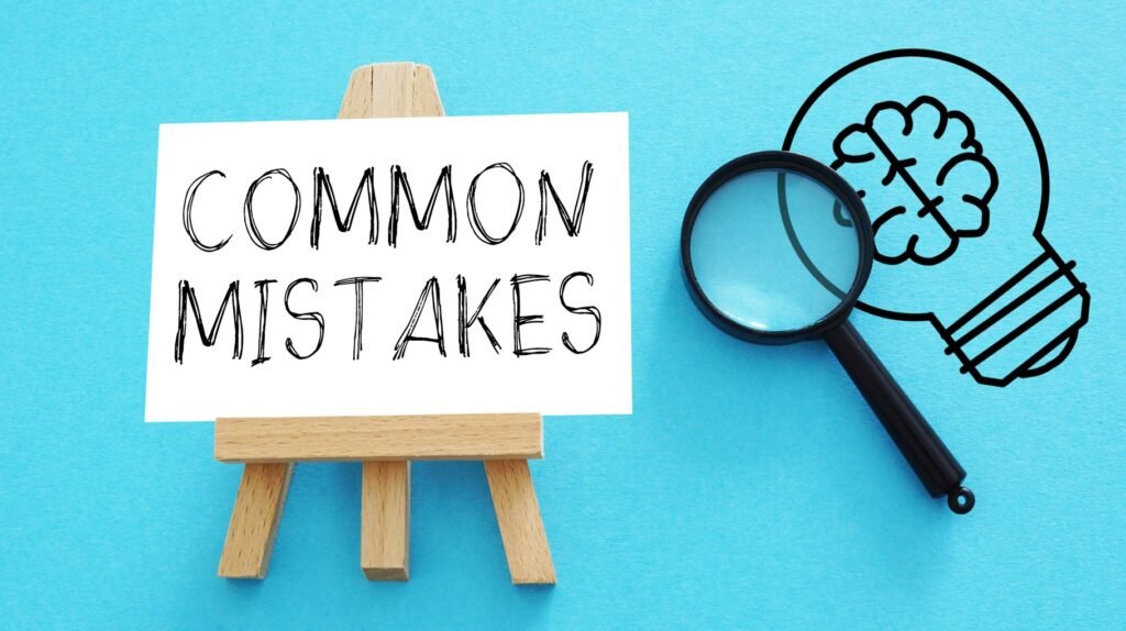 Common mistakes