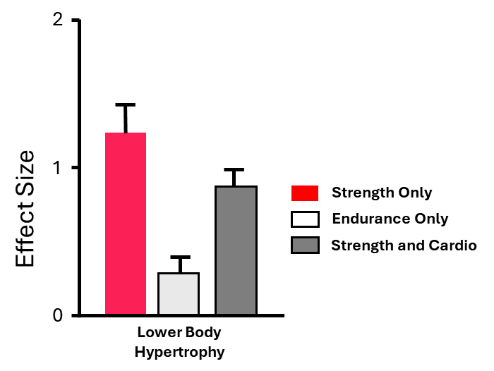 Strength and Cardio Effect Sizes