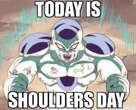 Shoulder Day Meme 